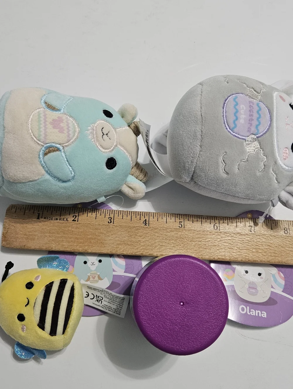 Miniature Squishmallows Olana, Domingo and a Factory Sealed Mystery Squishmallow